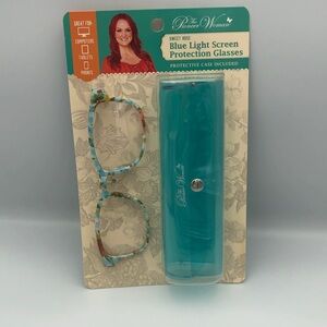 The Pioneer Woman Floral Blue Light Glasses with Case